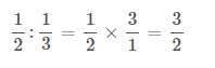 result of division of fractions