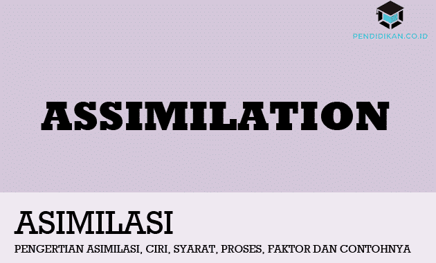 Definisjon av assimilering, egenskaper, vilkår, prosesser, faktorer og eksempler