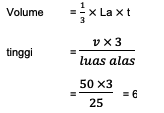 Die Formel für das Volumen einer fünfeckigen Pyramide 3