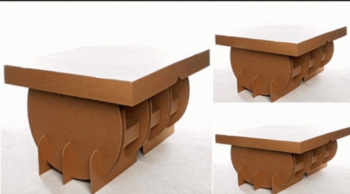 Cardboard Table Craft
