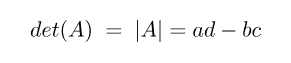 สูตรการหาดีเทอร์มีแนนต์ของ 2 x 2 (2)