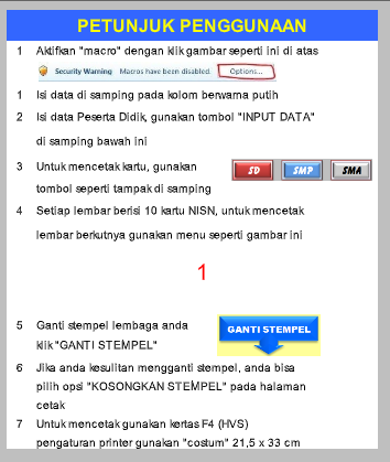 instructions for using the NISN Card Printing Application for SD, SMP, SMA