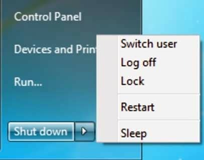 Shut Down Windows 7