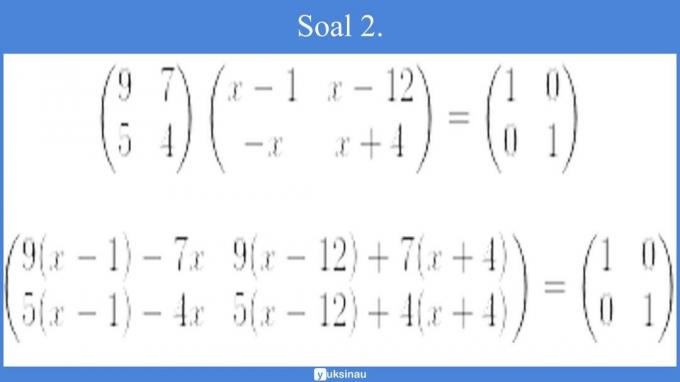 องค์ประกอบเมทริกซ์หมายเลข 2