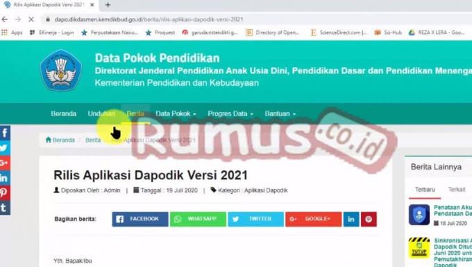 วิธีดาวน์โหลด prefill dapodik 2021