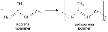 形成-イソプレンからのポリイソプレン
