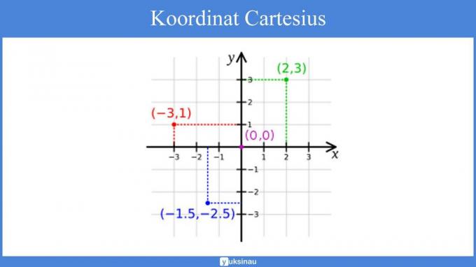 Dekarteesia koordinaatide näide